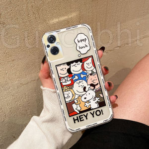 Phone Case OPPO Reno11 F Reno11 Pro Reno10 Pro+ Reno8 z 5G Cute Cartoon Snoopy Pattern Transparent Soft Silicone Casing OPPO Reno8z 5G OPPO Reno8 Z Phone Cover