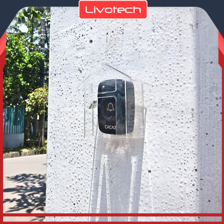 Tempat Pelindung Hujan Door Bell Pintu Rumah Wireless Rain Cover