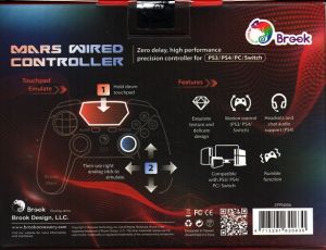 Local Seller - Brook Gaming - Mars Wired Controller Play on Various Platform Playstation PC Switch