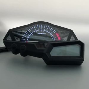Motorcycle 15000RPM Speedometer LCD Odometer Speed Fuel Gauge Low Oil Level Indicator Flashing Alarm Fit for Ninja 300