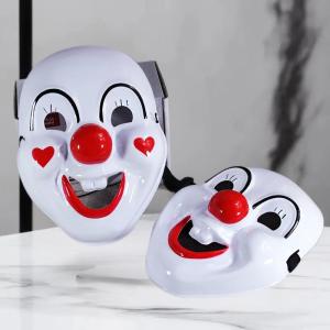 💕 Store opening 💕 1Pcs Halloween Party Costume Cosplay Masquerade Funny Happy Clown Mask For Kids Adults Lightweight Horror Vintage Plastic Masks