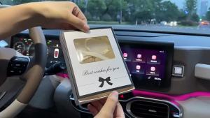 Advanced car pendant car decoration rearview mirror crystal pendant peace and joy pendant