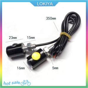 LOKIYA Sáng Tạo Xe Máy Đèn Tín Hiệu Giấy Phép Tấm Ánh Sáng LED Bóng Đèn Hình Dạng Mắt Lần Lượt Chỉ Số Siêu Sáng Dễ Dàng Cài Đặt