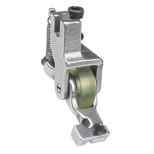 Flatbed Roller Sewing Presser Foot For Invisible Zippers Adjustable Fabric Thickness Heavy Duty Steel Presser Foot