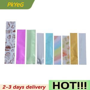 PkYeG 50Pcs Heat Seal Powdered Coffee Milk Storage Bags Open Top Aluminium Foil Pouches Honey Capsules Small Packaging Sample Bags