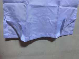 POLO WHITE 3 BUTTONS W POCKET AND SLIT (KATRINA)