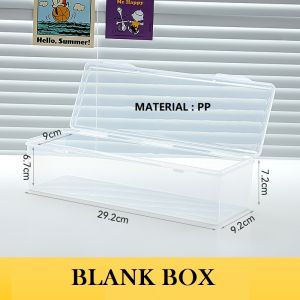Card Storage Box Display Organizer Holder Transparent Multi Slot Divider Cover Dustproof Compartment 卡片收纳盒带盖防尘展示盒