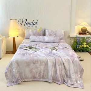 🎋Lụa Lyocell Lenzing Bướm Trường Xuân Chính Phẩm Nhập Khẩu Chăn Ga Gối Đẹp Mê Mẫn _ Nemtot Bedding
