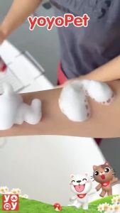 Dry Shampooโฟมอาบน้ำแห้ง กลิ่นLychee กลิ่นหอม ดับกลิ่น ขนนุ่ม สะอาดเลียขนได้ ปลอดภัย 300ml