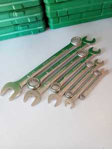 Japan Kunci Ring Pas Set 8-24mm Combination Spanner Wrench Bahan Cr-v Kunci Pas Mirror kunci ring