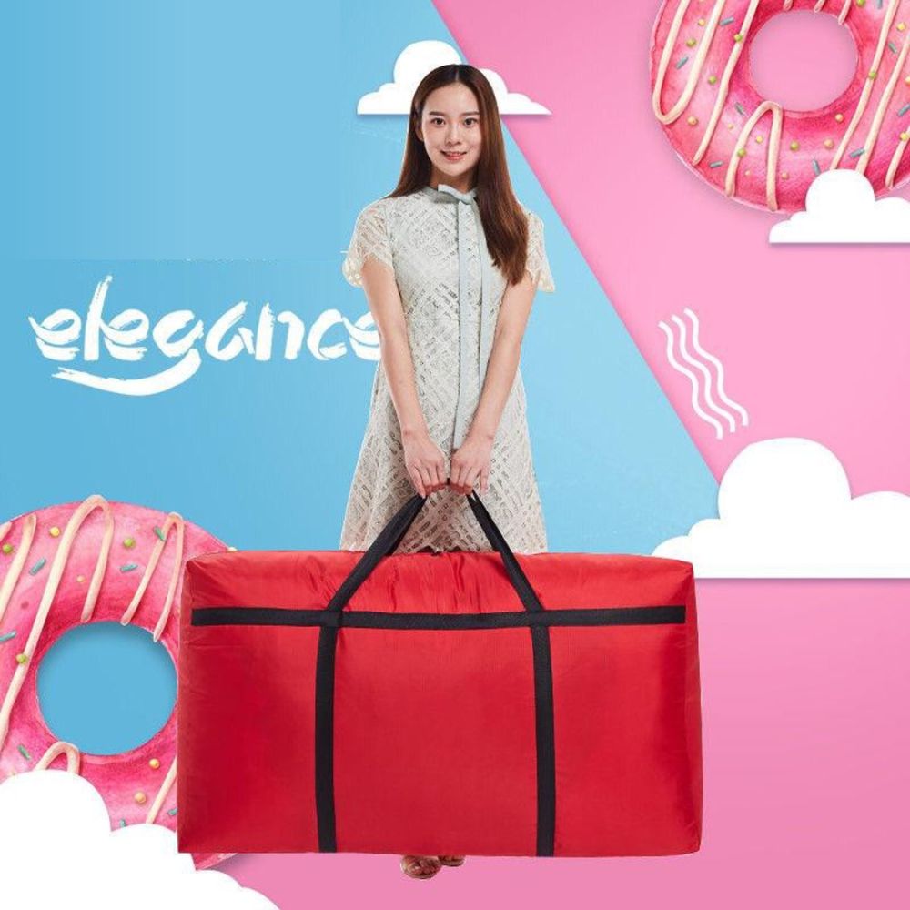 Extra Large Thick Oxford Cloth Storage Bag, Waterproof Moving Packing Luggage Bag
_voghion.com
