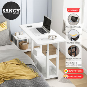SANCY Height Adjustable Bedside Movable Lifting Computer Desk Student Laptop Desk Bedroom Dormitory Home Study Small Table - Fulfilled by SANCY