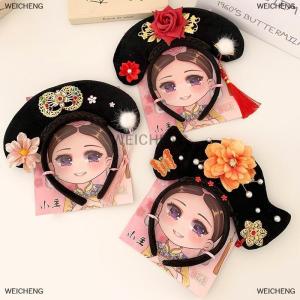 [COD] WEICHENG Ancient Royal Court Queen Princess Headband Headdress Classical Hanfu Cheongsam Hair Hoop Accessories
