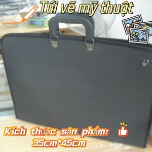<‌SST> Túi vẽ A3 cao cấp bằng PP   Túi đa năng đeo vai hoặc xách tay   Ngăn đa năng bảo quản tác phẩm 35cm*46cm