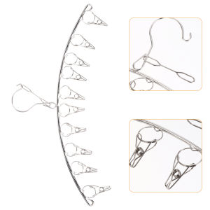 Stainless Steel Hanger Anti Wind Clips Clothes Socks Innerwears Bra Panties Underwear Penyidai Baju Sidai Pakaian 不锈钢衣架夹