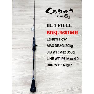 💥💥 SABPOLO BLACK DRAGON TYPE SJ BAITCASTING (BC) FISHING ROD