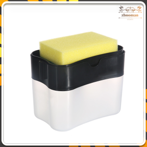 ที่กดน้ำยาล้างจาน ที่วางฟองน้ำ กล่องกดน้ํายาล้างจาน กล่องปั้มน้ำยาล้างจาน 4 สี ช่วยประหยัดน้ำยาล้างจาน ใช้งานง่าย วัสดุแข็งแรงทนทาน ดีไซน์ทันสมัย