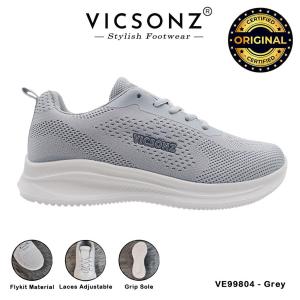 Vicsonz Kasut Wanita VE99803/VE99804 Warna Hitam/Kelabu - Womens Shoe Sneakers Black/Grey