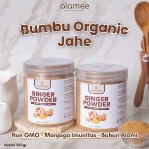 ALAMEE Bubuk Jahe Putih Bumbu Dapur Instan Ginger Powder Minuman Herbal 250 Gram