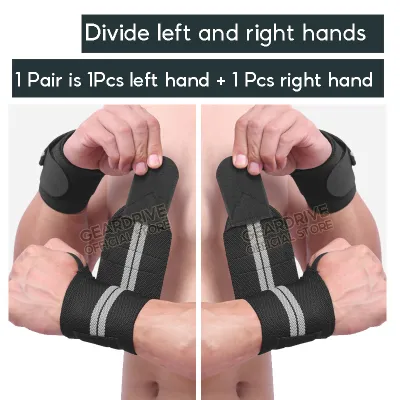 GEARDRIVE Fitness wristbands protect wrist joints professional retraining wristbands anti-sprain booster belts weightlifting breathable sports protection running basketball fitness bandages wrapped with pressurized wristbands