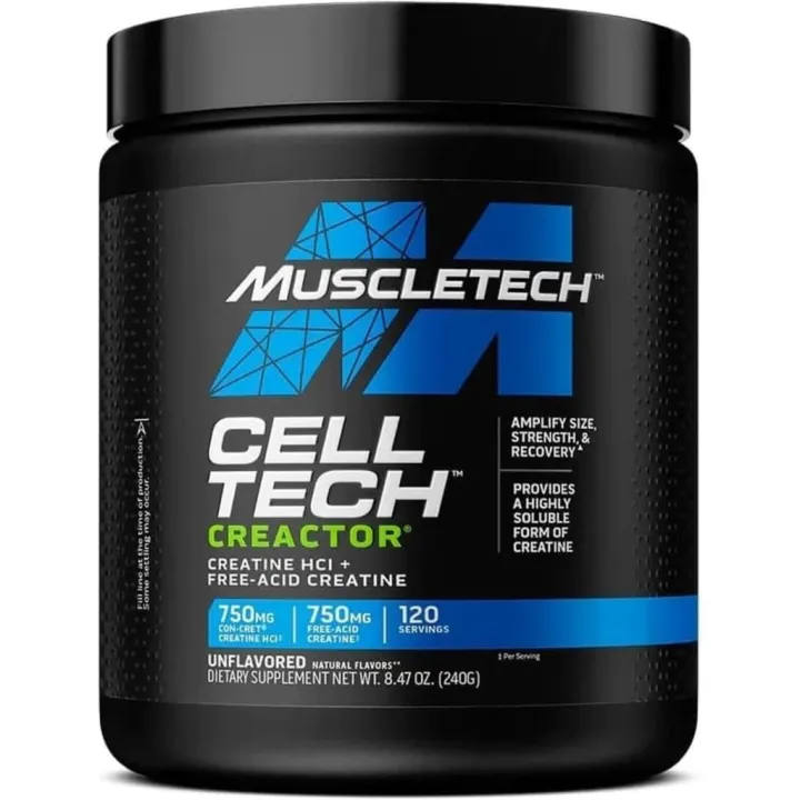 MuscleTech%20Cell-Tech%20Creactor%20Creatine%20HCl%20Powder,%20Post%20Workout%20Muscle%20Builder%20for%20Men%20&%20Women,%20Creatine%20Hydrochloride%20+%20Free-Acid,%20Unflavored%20(120%20servings),%208.47%20oz%20-%20Image%203