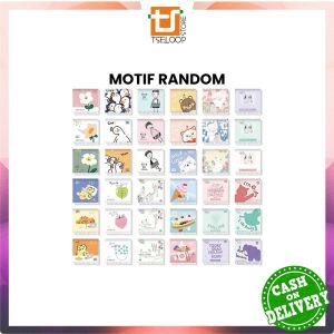 OFM-C924 Tissue Karakter Lucu Isi 120 Lembar Sekali Pakai / Tisu Kering Bermotif 120 Sheets 3 Ply