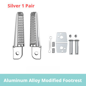 Seametal xe máy phía sau hành khách footrest nhôm CNC chỗ gác chân cho Yamaha Honda phổ