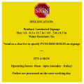 Self Service Sign - Laminated Signage - A4 / A5 Size. 