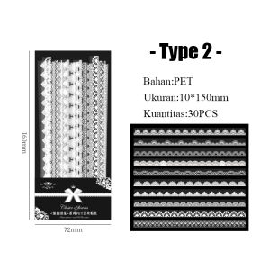 Kupu Sticker Butterfly Series Sticker PET Sticker Packs Lace Sticker Packs Deco Sticker Girl Sticker