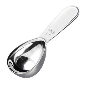 NEOUZA Coffee Scoop Stainless Steel 30ml Espresso Spoon Tablespoon Measuring Spoon for Coffee Bean Loose Tea Sugar Flour
