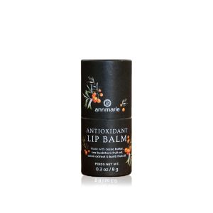 Antioxidant Lip Balm – Natural Moisturizing Lip ment with Cocoa Butter Sea Buckthorn & Buriti Fruit Oil – Filler-Free Formula for Hydrated Luminous Lips – 0.17 oz