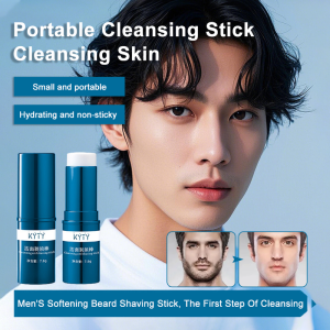 Cleansing Shaving Stick Softens Beard Mens Special Shaving Cream Deep Cleansing Facial Soap