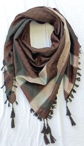 Sorban Model Tactical Penjuang Palestina warna Coklat Oval