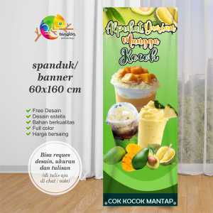 Cetak Spanduk Banner Alpukat Durian Dan Mangga kocokk