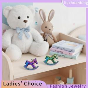 [COD] liuchuanbing Jewellery 5pcs 15x17mm Kẽm hợp kim Electroplated Rocking Horse Mặt dây chuyền quyến rũ cho DIY Vòng Cổ Vòng tay bông tai trang sức Phụ Kiện Làm