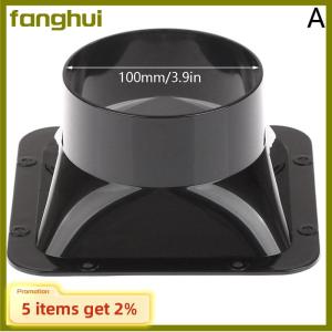 fanghui 100-150mm Long Flange Duct Fan Hose Connector Air Ventilation Adapter for Kitchen Hood Ventilator Pipe Connecting Exhaust Outlet