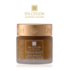 Spa Ceylon Ayurveda Lip Scrub - Orange With Avocado (25g)
