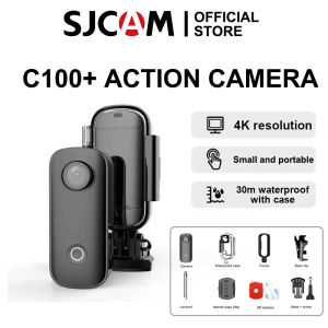 SJCAM C100+ Thumb Camera 4K/30FPS 30M Waterproof for Vlog Driving recorder Motorcycle riding Offshore angling Travel Sports