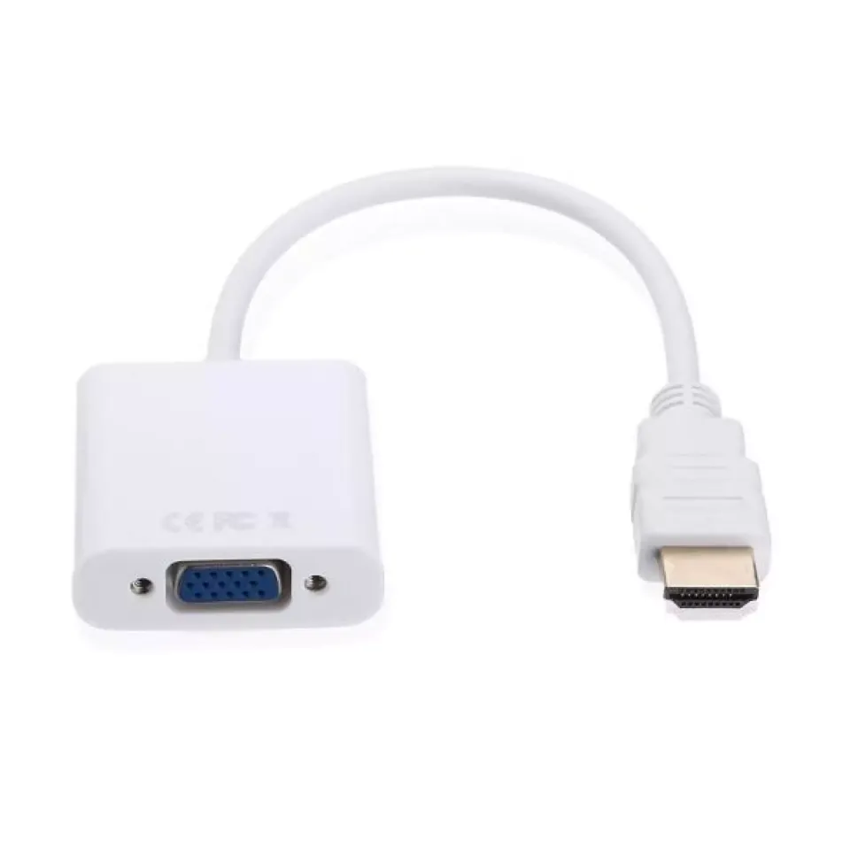 1080P HDMI Male to VGA Female Video Converter Adapter Cable For PC