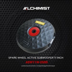 Đẳng cấp Sub Lốp Dự Phòng Loa Sub Siêu Trầm Lắp Bánh Sơ Cua loa siêu trầm hiệu suất cao ALCHIMIST ASW11W-250