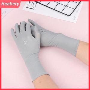 Heabety 1 cặp găng tay Kem chống nắng lái xe găng tay căng Phụ Nữ Chống UV giữa dài thoáng khí găng tay cho mùa xuân mùa hè Găng tay mỏng