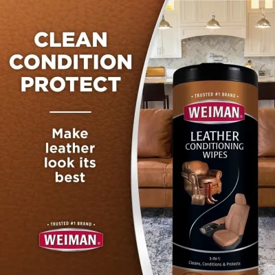 Weiman Leather Wipes 30s I Weiman Leather Conditioning Wipes