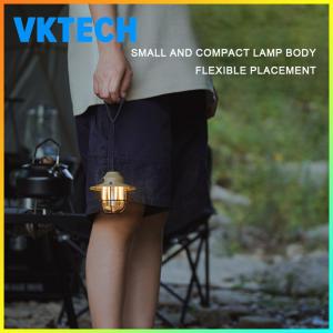 Durable Waterproof Camping Lantern with 1200mAh Battery Emergency Light for Hiking and Fishing