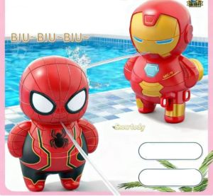 PROMO COD Mainan Figur Pistol Air SpiderMan OU01/Mainan Pistol Air yang Menyenangkan// mainan anak pistol semprot air / mainan pistol air anti bocor/water gun spiderman
