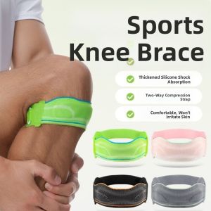 ORIGE HOUSE Breathable Sports Patella Strap Non-Slip Design Compression Patellar Tendon Support Knee Protective Gear Shock Absorber Knee Brace Running