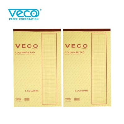 Veco Accounting Columnar Pad 8.5x14 (234 56 cols) 2pcs