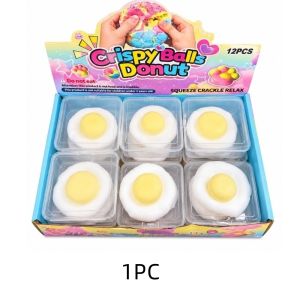 FEELDG Crunchy Sound Crispy Squeeze Toys Handmade Wax Skin Sensory Fidget Toy Colorful Wax Coating Stress Relief Toys Gifts