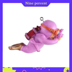 Nine percent Kawaii nhựa frogman đồ trang trí hồ cá thú vị nổi trang trí mô phỏng Mini thợ lặn bể cá Phụ kiện hồ cá