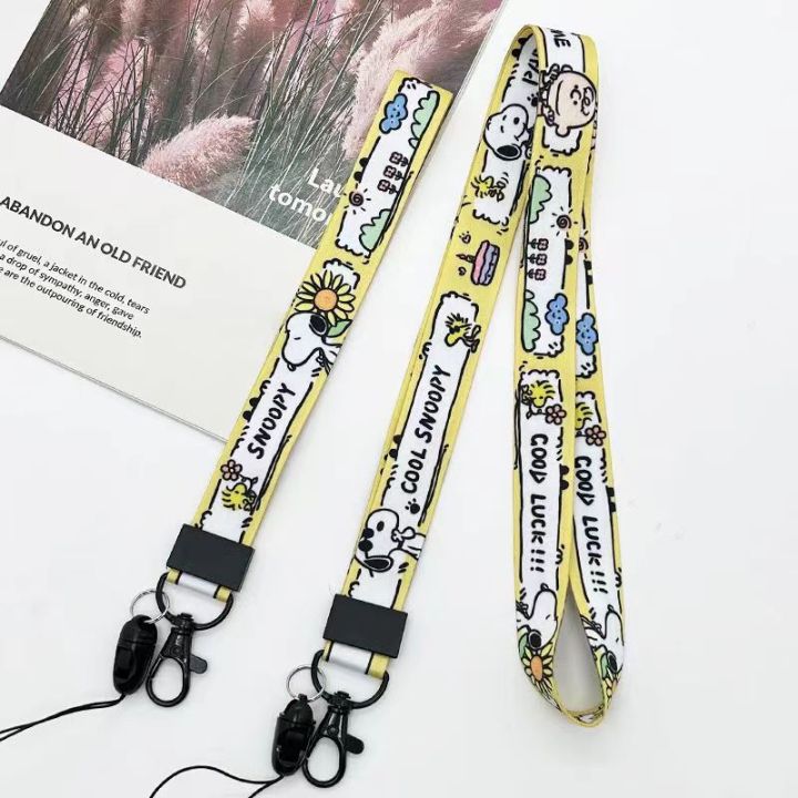 Super Cute Cartoon Snoopy Multi-functional Long Mobile Phone Lanyard ...