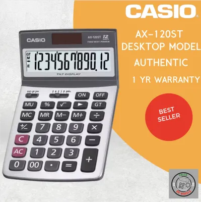 Casio AX120st desk top calculator original